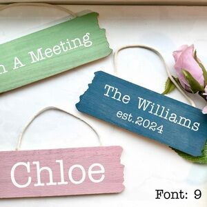 Custom mini sign, small personalized wooden sign, custom quote sign, food sign